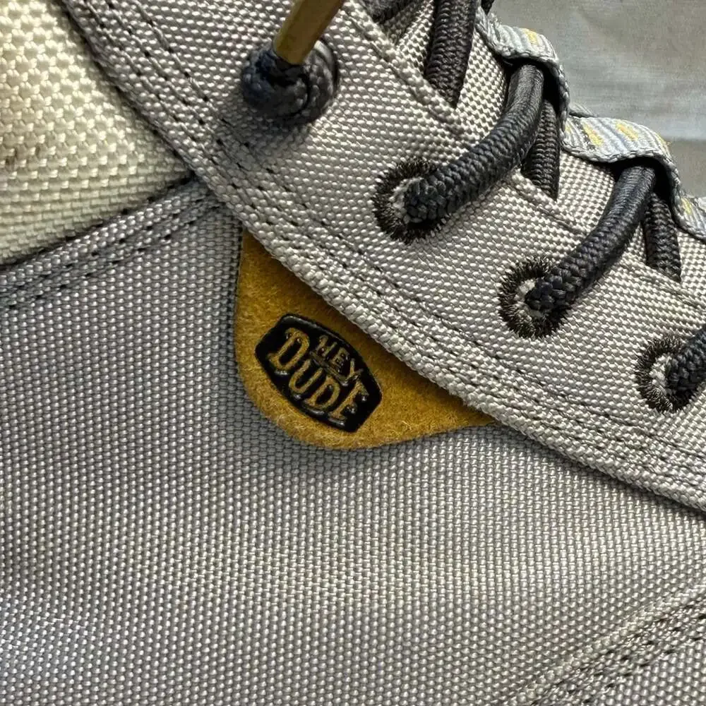 Hey Dude Tahoe Nylon Boot Size 12M Gray